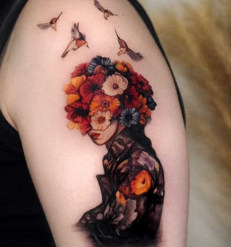 Coloured Tattoos