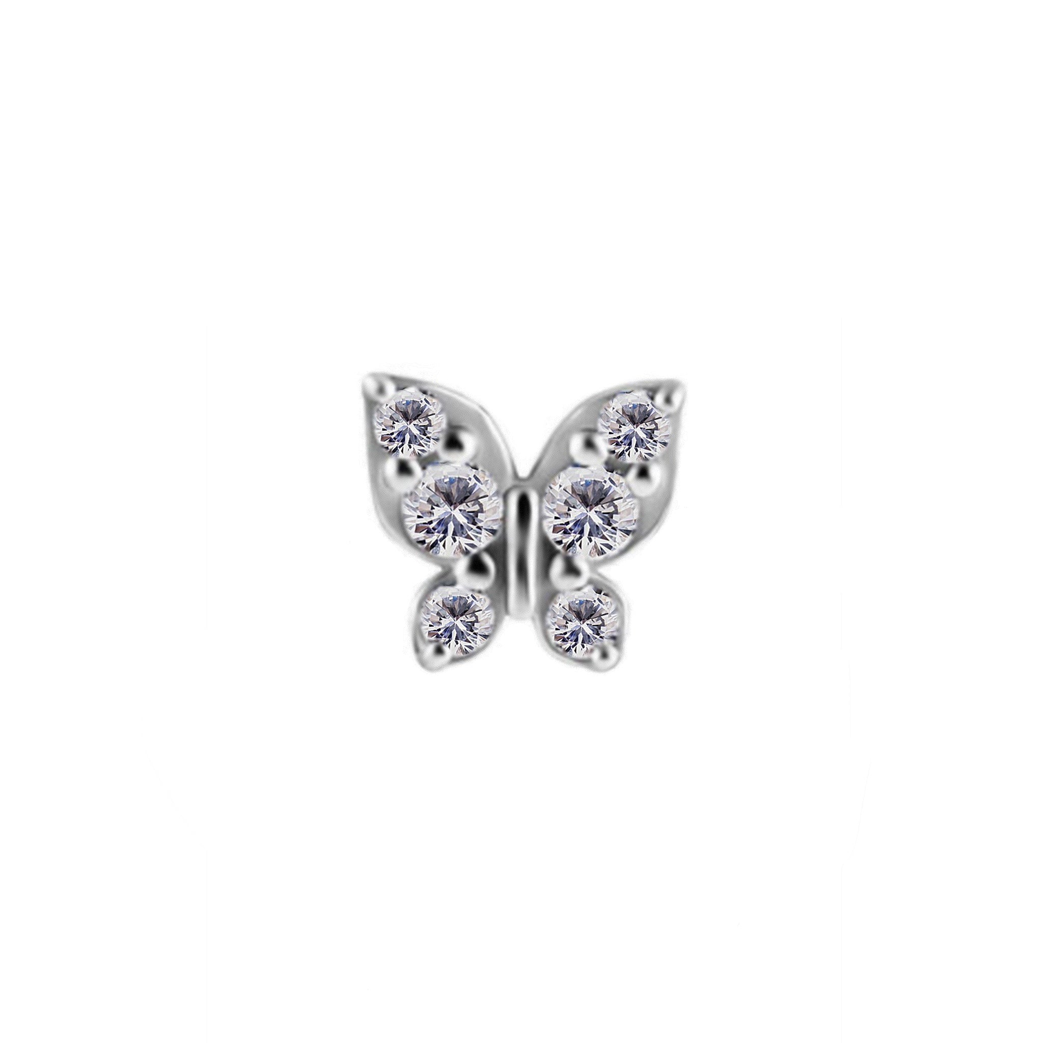TITANIUM BUTTERFLY SILVER TOP