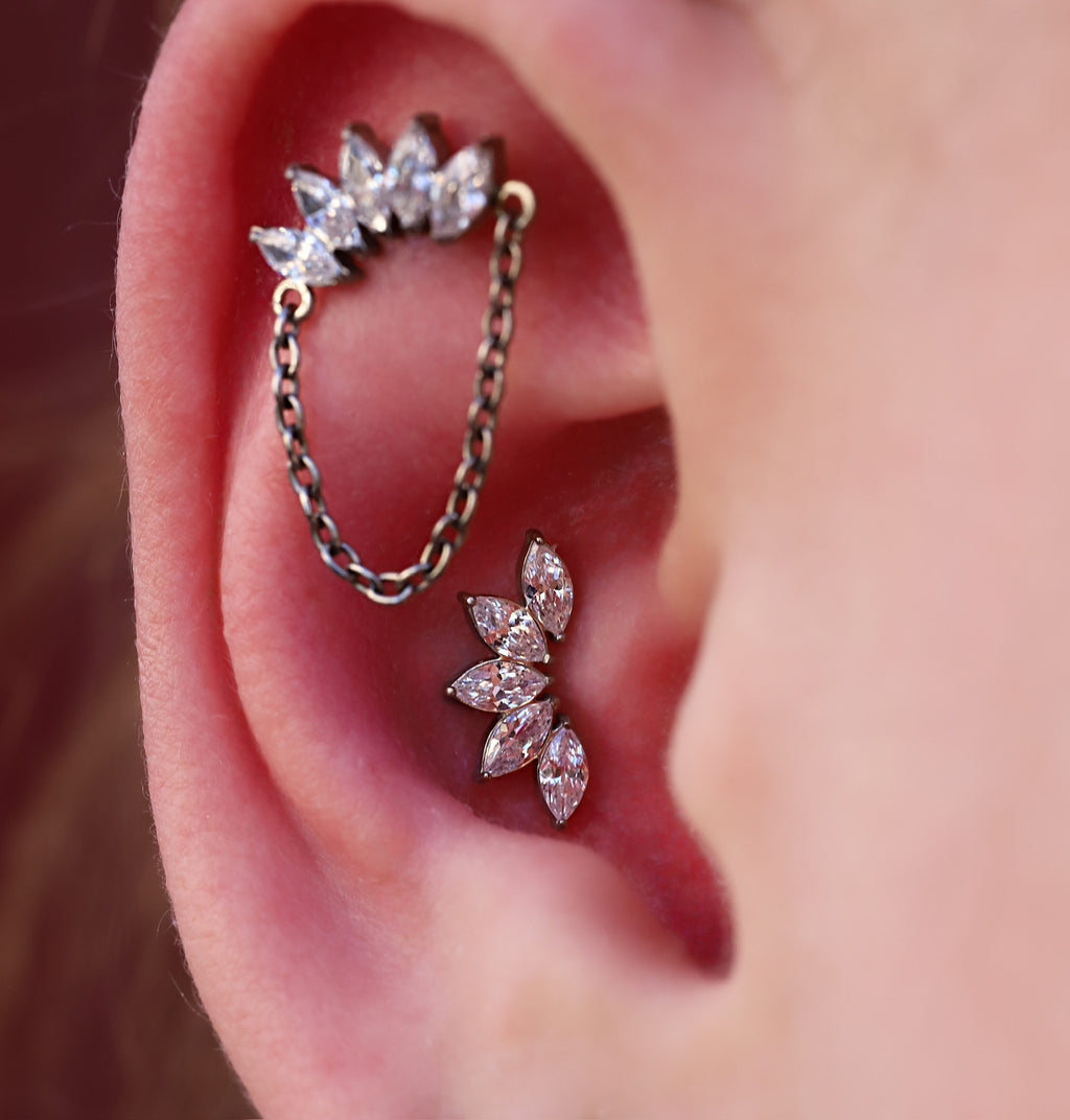 TITANIUM 5-LEAF CLUSTER TOP