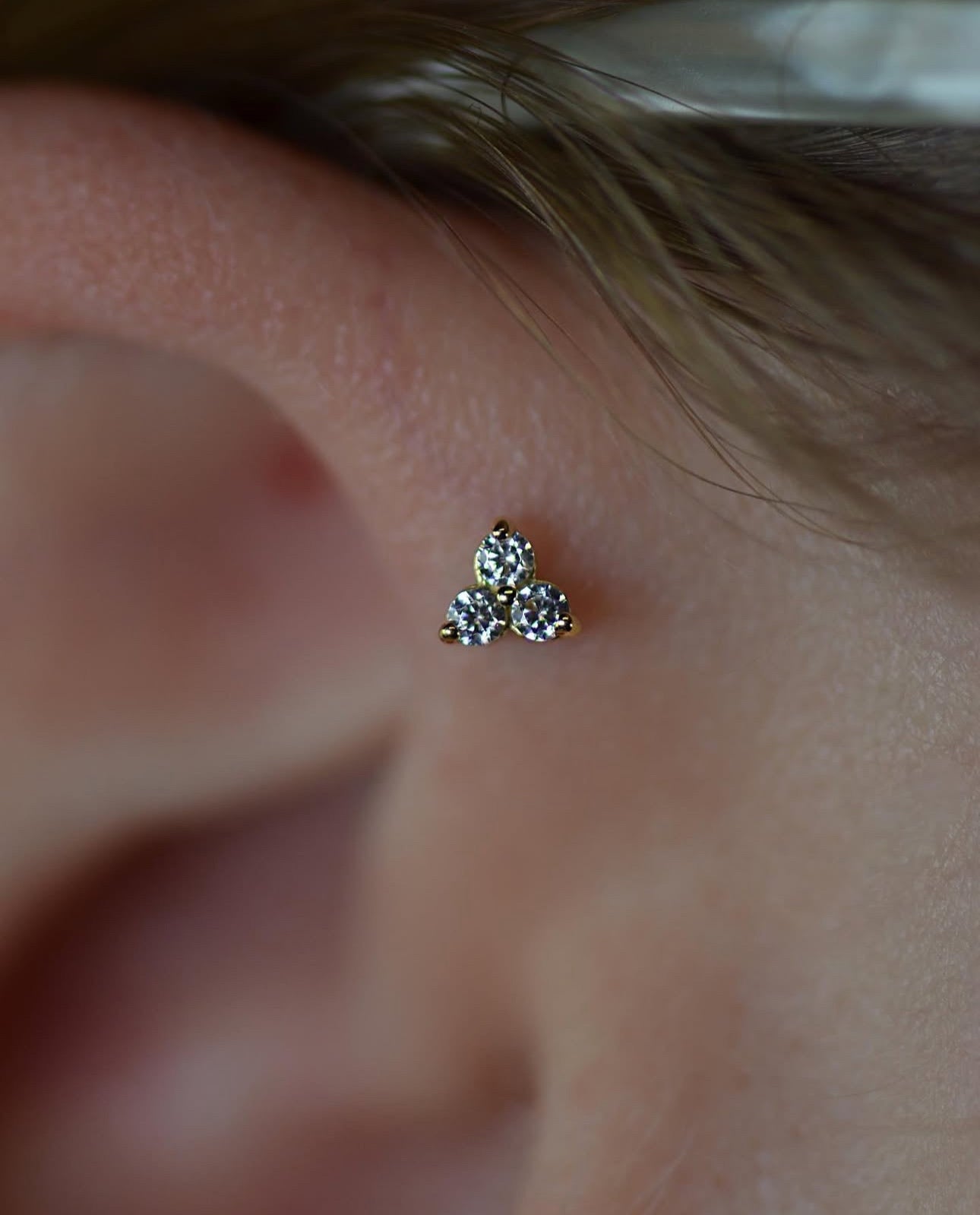 18K GOLD TRINITY 3.0MM