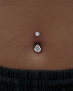 NAVEL TEARDROP ZIRCON JEWEL