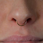GOLD PVD SIMPLE HOOP