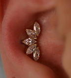 GOLD 5-LEAF CLUSTER