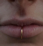 GOLD PVD SIMPLE HOOP