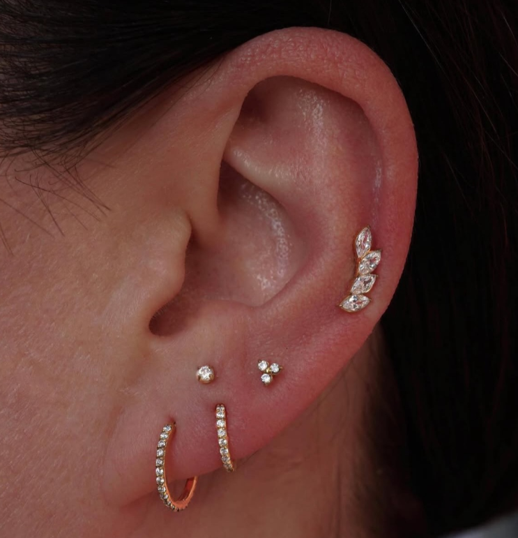 GOLD TRINITY TOP 3.5MM