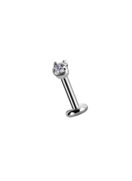 TITANIUM CLASSIC THREADLESS ZIRCON TOP 3MM