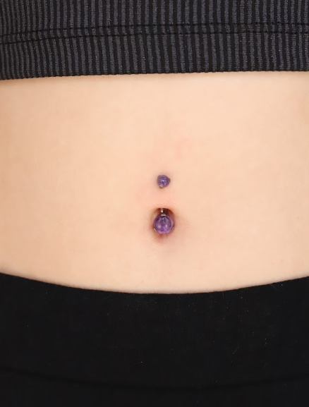 NAVEL OPAL ROUND STONE JEWEL