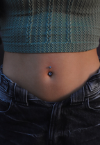TITANIUM CLASSIC NAVEL JEWELLERY