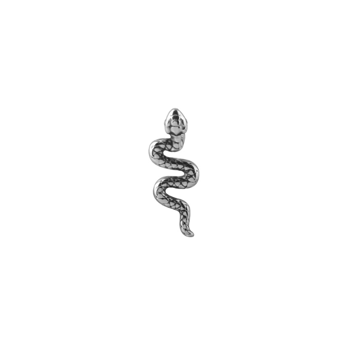 TITANIUM SNAKE SILVER TOP