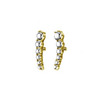 GOLD 6-GEMS ROUND ZIRCON CLUSTER