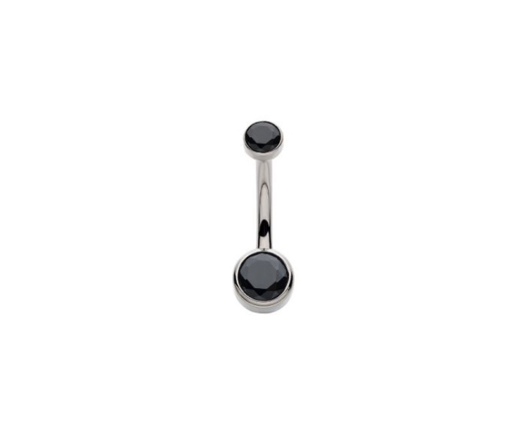 NAVEL BLACK JEWEL