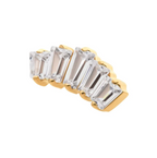 GOLD CROWN GEM CLUSTER TOP