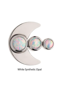 MOON 3-STONE OPAL WHITE TOP