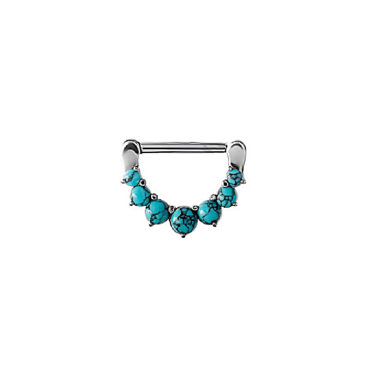 LUSTROUS  OPAL CASCADE NIPPLE CLICKER