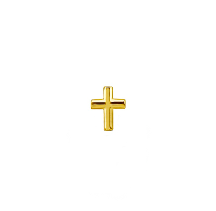 18K GOLD CROSS
