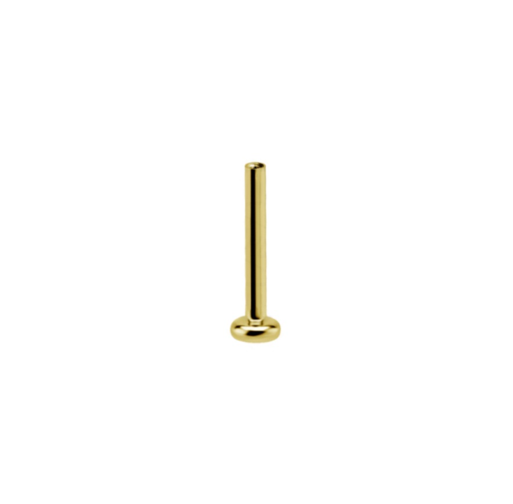 18K GOLD LABRET BASE