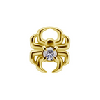 18K GOLD SPIDER TOP WITH MIDDLE ZIRCON