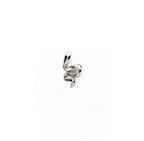 18K WHITEGOLD SNAKE STUD