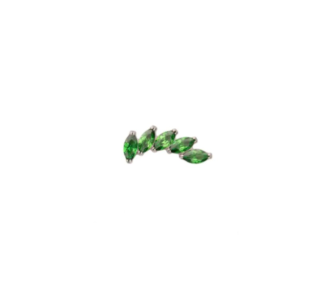 TITANIUM 5-LEAF EMERALD TOP