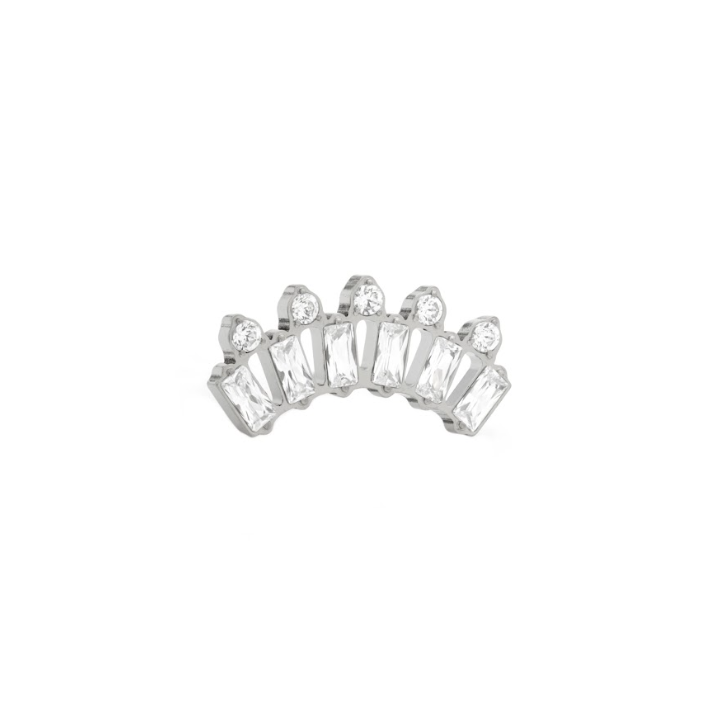 BAGUETTE ZIRCON CURVED BAR