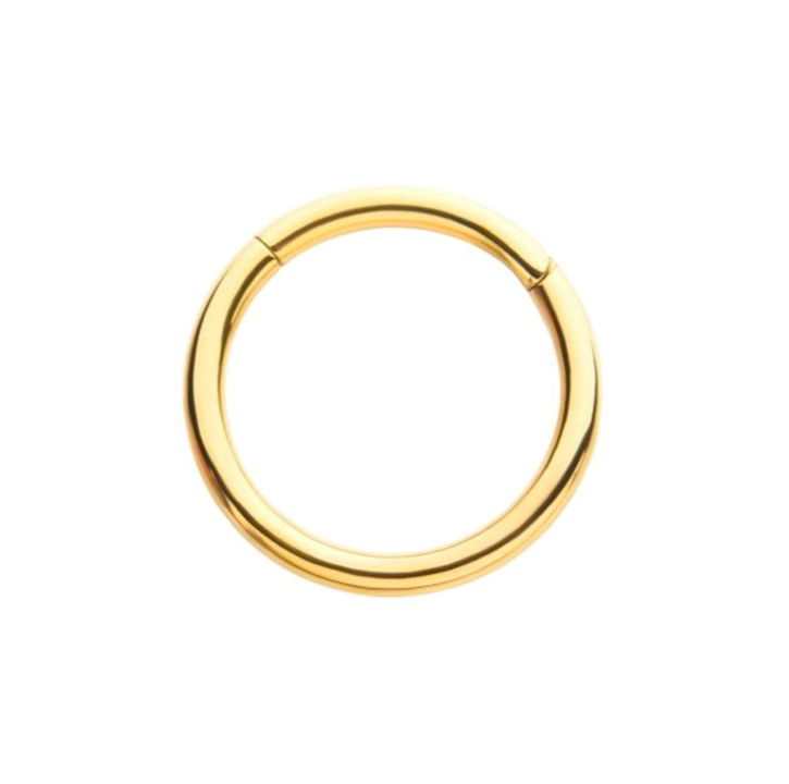 GOLD PVD SIMPLE HOOP