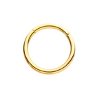 GOLD PVD SIMPLE HOOP