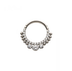 TITANIUM 3-ZIRCON DAITH & SEPTUM HOOP