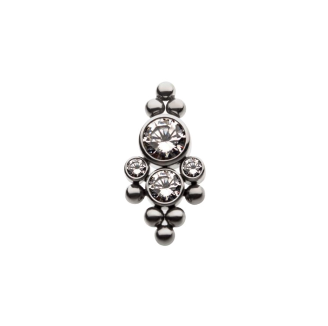TITANIUM CAELI GEM CLUSTER