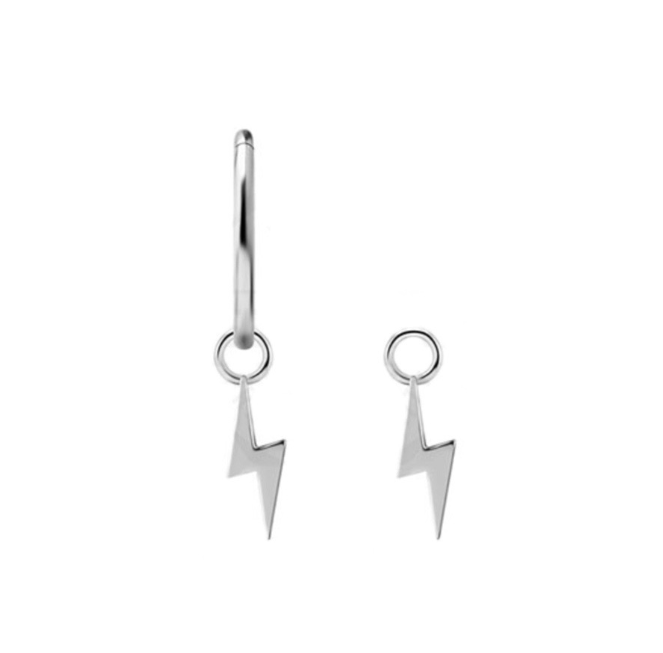 SILVER LIGHTNING CHARM