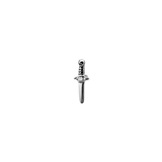 TITANIUM SWORD TOP WITH MIDDLE ZIRCON