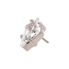 TITANIUM THREADLESS PRONG SET KITE SHAPED CZ TOP