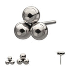 TITANIUM THREADLESS TRINITY BALL TOP