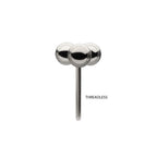 TITANIUM THREADLESS TRINITY BALL TOP